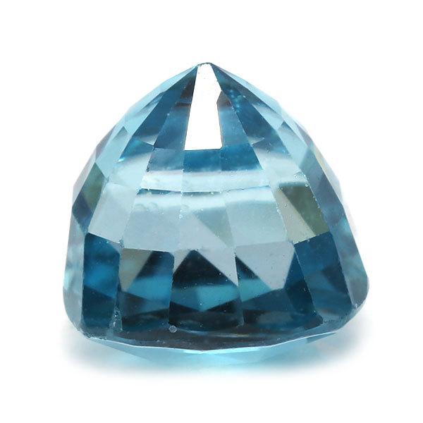 ブルージルコン クッション 4.36ct 1個限定 製品オーダー可能の画像