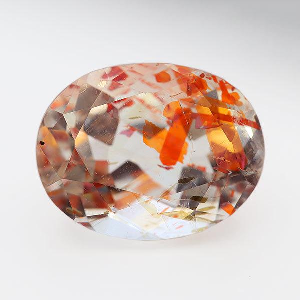 2.38ct サンストーン 金魚 オーバル１個限定 製品オーダー可能の画像