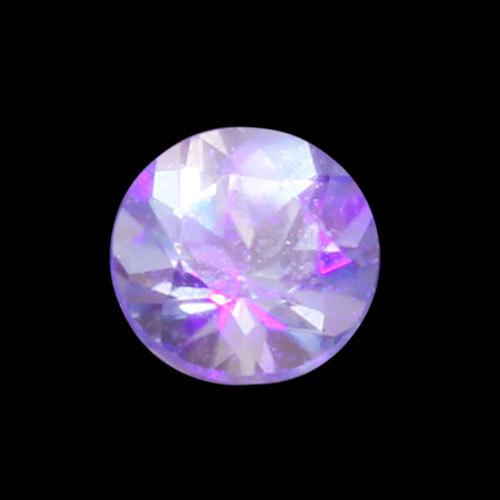 希少石 UV蛍光 2.5mm 0.07ct ベニトアイト ラウンド 限定1個 製品