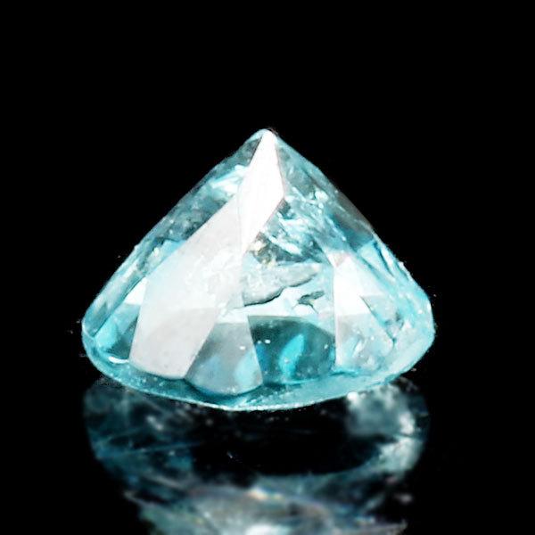 クーポンの日 パライバトルマリン ラウンド 3.1mm 0.12ct 1個限定 