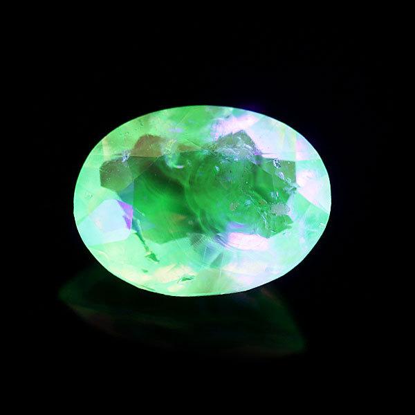 UV色変化 0.28ct ハイアライトオパール オーバル ＵＶペンライト付 製品オーダー可能 誕生石 10月_1