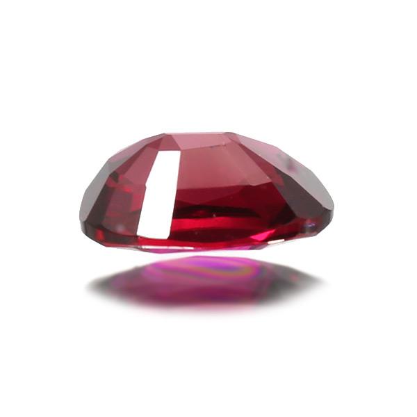 鑑別書付 ピジョンブラッド ルビー クッション 0.52ct 製品オーダー可能 誕生石7月の画像