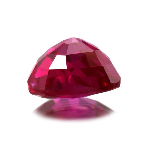 鑑別書付 ピジョンブラッド ルビー トリリアント 0.63ct 製品オーダー可能 誕生石7月の画像