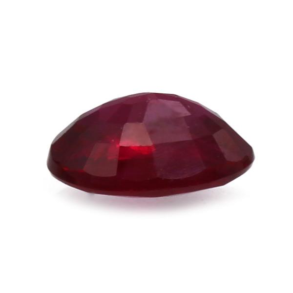 鑑別書付 ピジョンブラッド ルビー オーバル 0.3ct 限定1個 製品