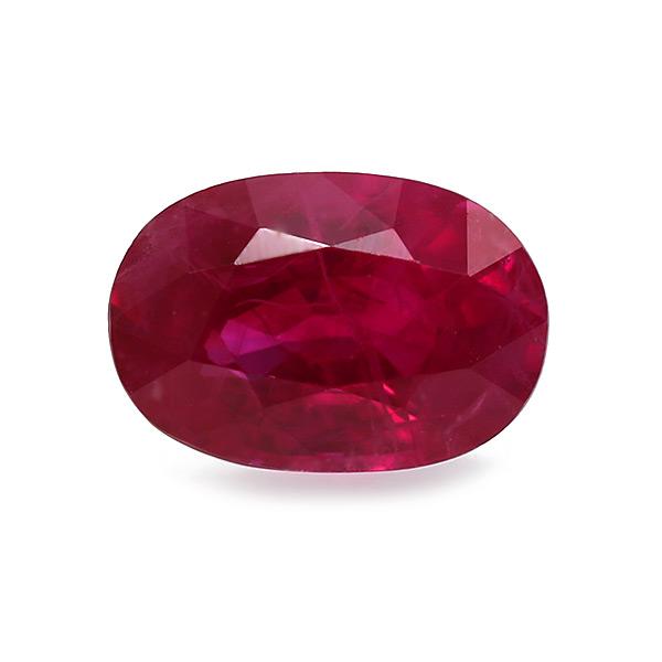 鑑別書付 ピジョンブラッド ルビー オーバル 0.66ct 限定1個 製品オーダー可能 誕生石7月の画像