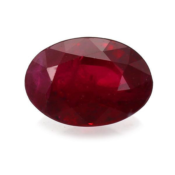 鑑別書付 ピジョンブラッド ルビー オーバル 0.62ct 限定1個 製品オーダー可能 誕生石7月の画像
