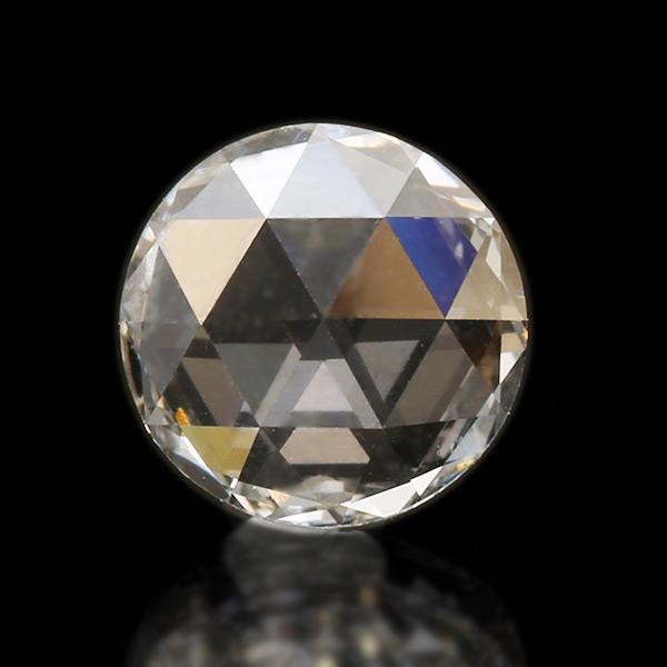0.387ct 5.54mm SI2 Fカラー ローズカットダイヤモンド 製品オーダー可能 誕生石4月の画像