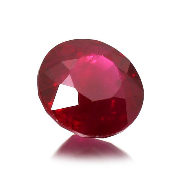 鑑別書付 4.9mm 0.63ct ピジョンブラッド ルビー ラウンド 製品オーダー可能 誕生石7月の画像