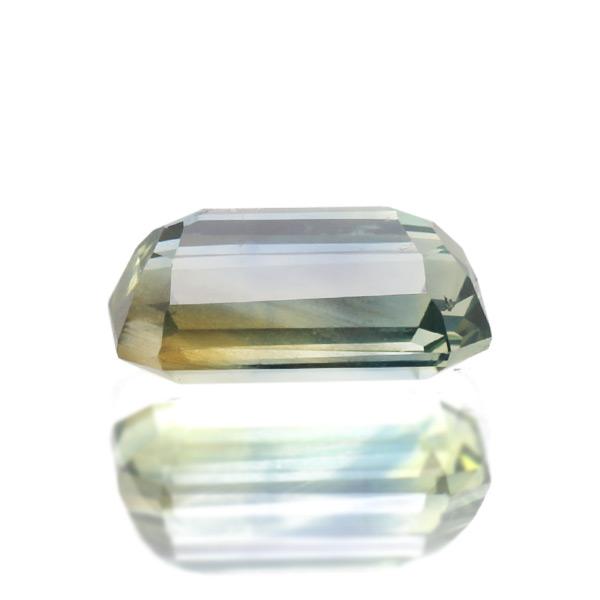 非加熱バイカラーサファイア オクタゴン 0.66ct 限定1個 製品オーダー可能 誕生石9月の画像