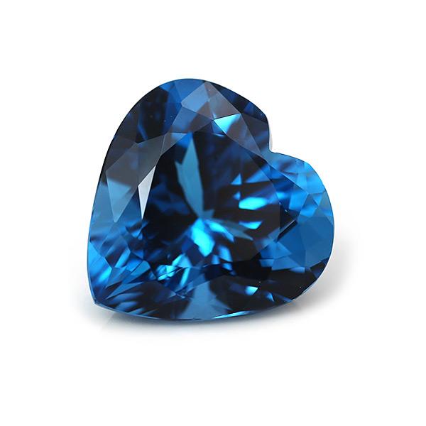 GW詰込福袋開催中 大粒ハート 20mm ロンドンブルートパーズ 29.72ct 製品オーダー可能 誕生石11月_1