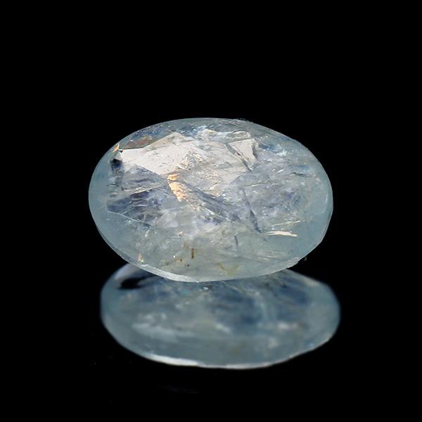 レインボーアクアマリン オーバル 0.88ct 限定1個 製品オーダー可能 誕生石3月_1