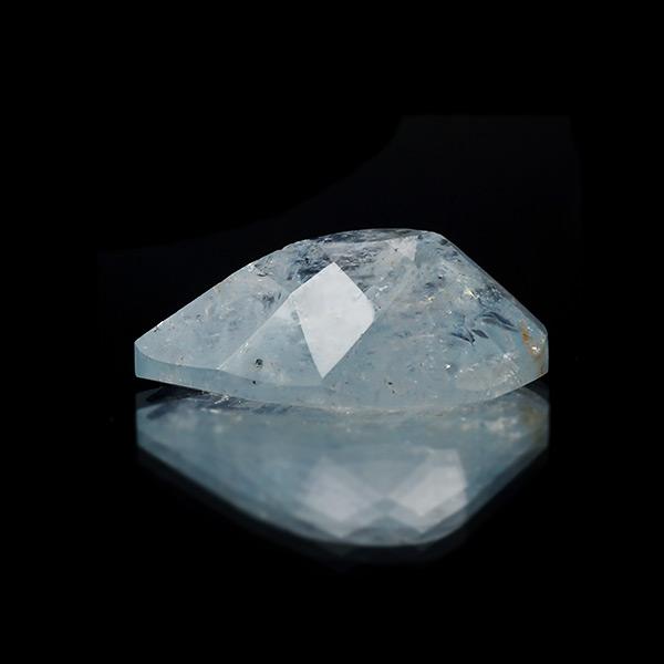 レインボーアクアマリン ペアシェイプ 4.52ct 限定1個 製品オーダー可能 誕生石３月の画像