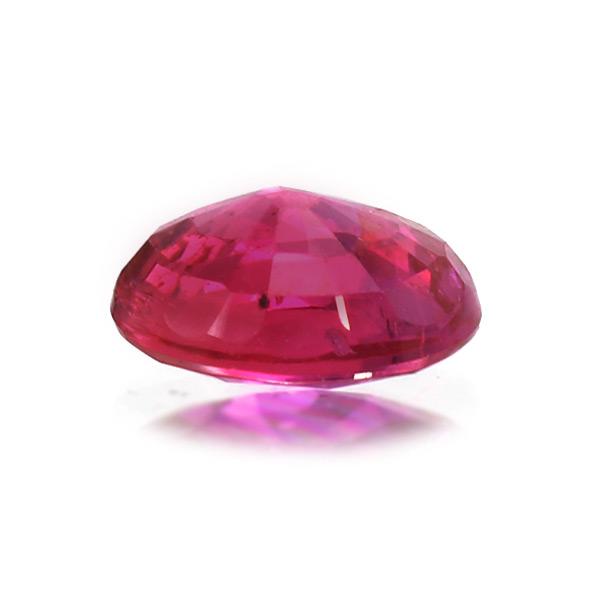 鑑別書付 ピジョンブラッド ルビー ラウンド 0.39ct 限定1個 製品オーダー可能 誕生石7月の画像