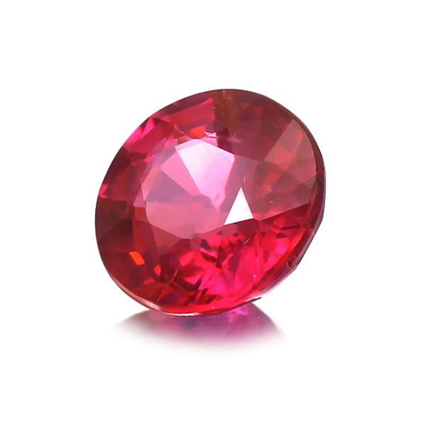 鑑別書付 ピジョンブラッド ルビー ラウンド 0.42ct 限定1個 製品オーダー可能 誕生石7月の画像