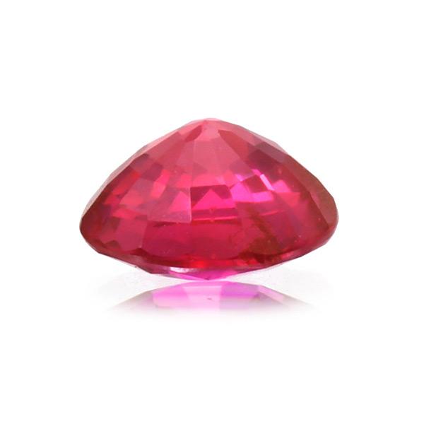 鑑別書付 ピジョンブラッド ルビー ラウンド 0.42ct 限定1個 製品オーダー可能 誕生石7月の画像