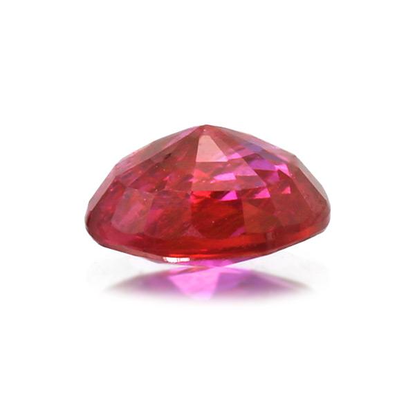 鑑別書付 ピジョンブラッド ルビー ラウンド 0.42ct 限定1個 製品オーダー可能 誕生石7月の画像