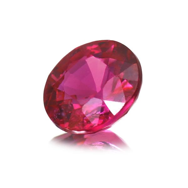 鑑別書付 ピジョンブラッド ルビー ラウンド 0.54ct 限定1個 製品オーダー可能 誕生石7月の画像