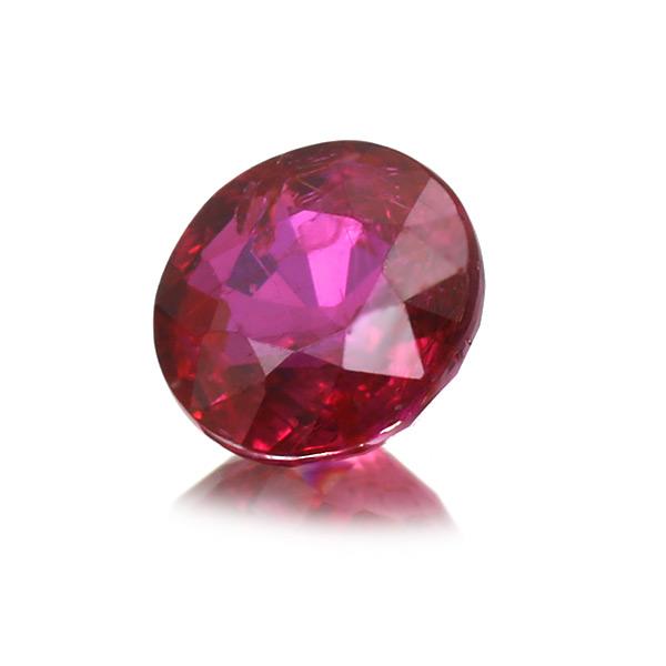 鑑別書付 ピジョンブラッド ルビー ラウンド 0.6ct 限定1個 製品オーダー可能 誕生石7月の画像