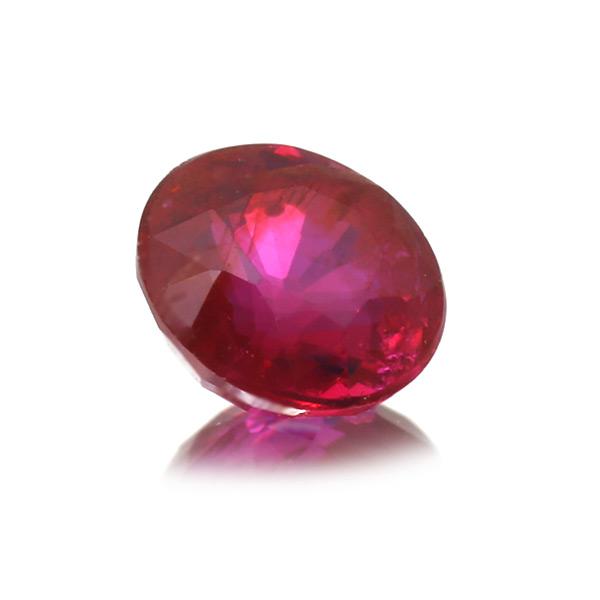 鑑別書付 ピジョンブラッド ルビー ラウンド 0.66ct 限定1個 製品オーダー可能 誕生石7月の画像
