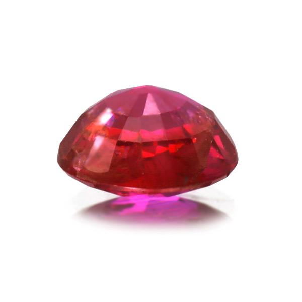 鑑別書付 ピジョンブラッド ルビー ラウンド 0.66ct 限定1個 製品オーダー可能 誕生石7月の画像