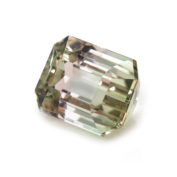 バイカラートルマリン オクタゴン 2.8ct 限定1個 製品オーダー可能 誕生石10月の画像