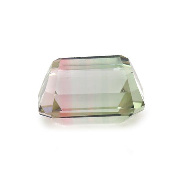 バイカラートルマリン オクタゴン 2.8ct 限定1個 製品オーダー可能 誕生石10月の画像