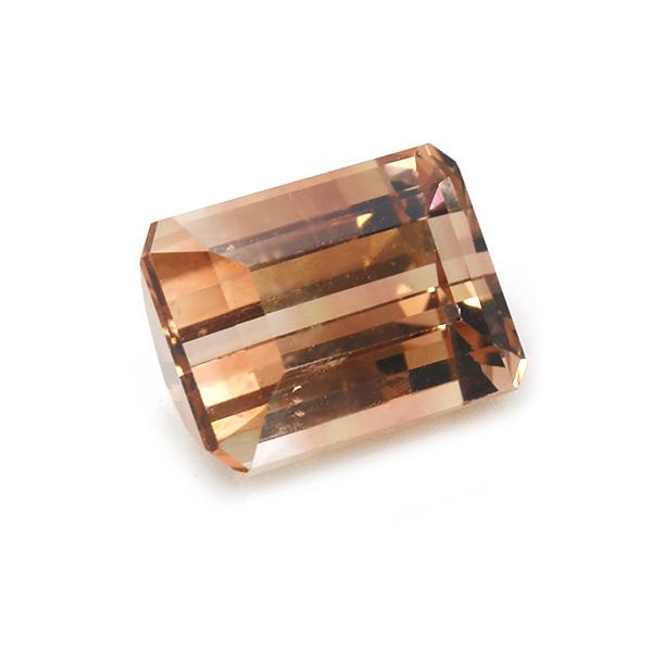 バイカラートルマリン オクタゴン 1.53ct 限定1個 製品オーダー可能 誕生石10月の画像