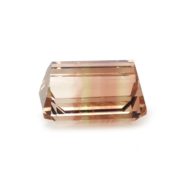 バイカラートルマリン オクタゴン 1.53ct 限定1個 製品オーダー可能 誕生石10月の画像