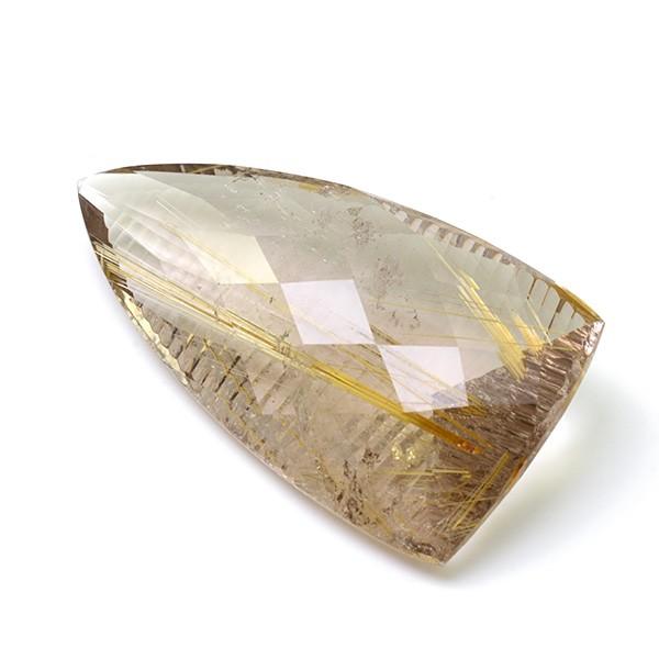 ルチルクオーツ「花鳥風月」64.02ct  1個限定  送料無料の画像