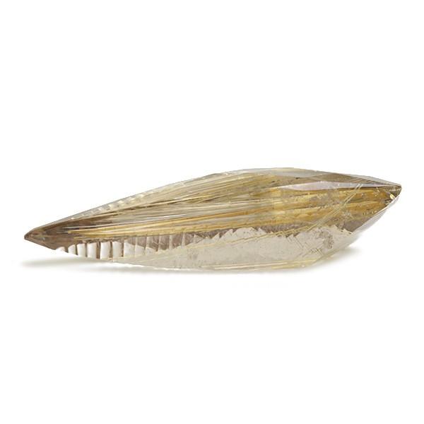 ルチルクオーツ「花鳥風月」64.02ct  1個限定  送料無料の画像