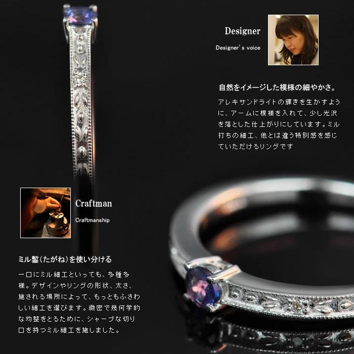 簡単カスタムジュエリー TR-1110デザイン リング 各ルース代別 中石3mm 