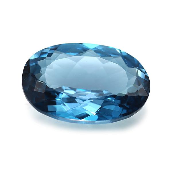 ロンドンブルートパーズ オーバル 3.67ct 限定1個 製品オーダー可能 