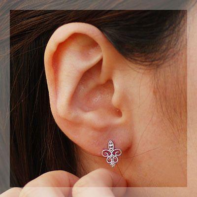 P10％ ローズカット ダイヤモンド ピアス クラシコ PT900 K18 K10対応