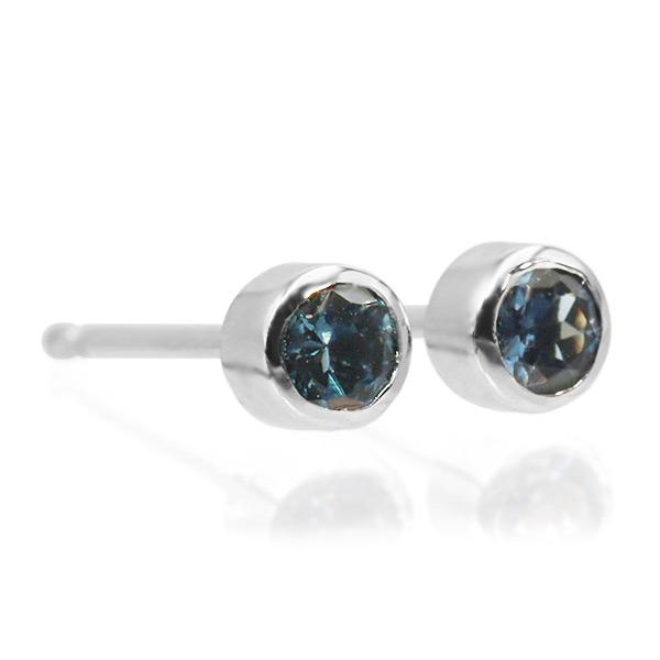 数量限定 ベキリー産 カラーチェンジガーネット スマート ピアス PT900 K18 K10対応 | 