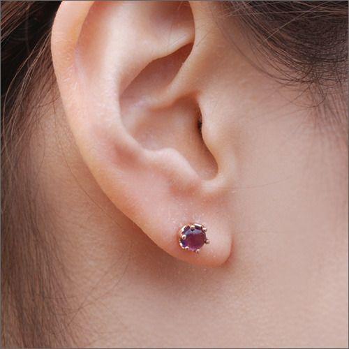 5mm カボション ピアス 15の宝石からお選び頂けます 1ペア PT900 K18 