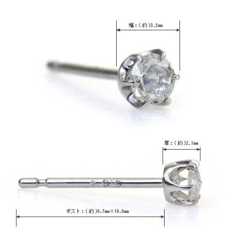 K10/PT ダイヤモンドローズ ピアス(片耳用) K10/PT ダイヤモンドローズ ピアス(片耳用) ダイヤモンド K18/PT