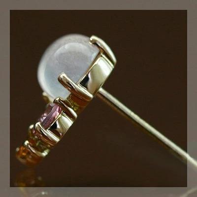 元気色のつぶつぶピアス PT900 K18 K10対応の画像