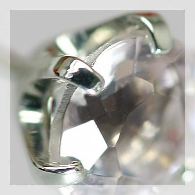 5ｍｍ モルガナイト ティファニーセッティング ピアス PT900 K18 K10対応 春色ピンクの画像