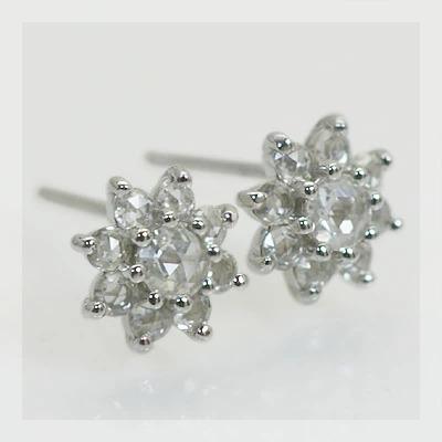 グッチ フラワーモチーフピアス片耳 メンズ/レディース 925 極美品