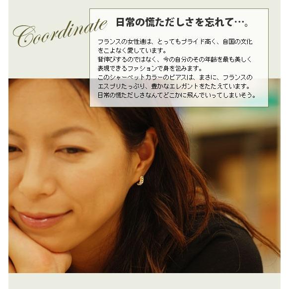 アルルカン マルチカラーパヴェピアス シャーベット  PT900 K18 K10対応の画像