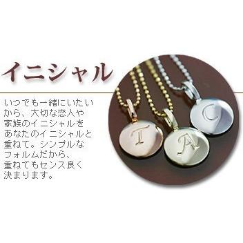 GW福袋開催 イニシャル ペンダントトップ 裏側に刻印できます GW福袋開催 イニシャル ペンダントトップ 裏側に刻印できます