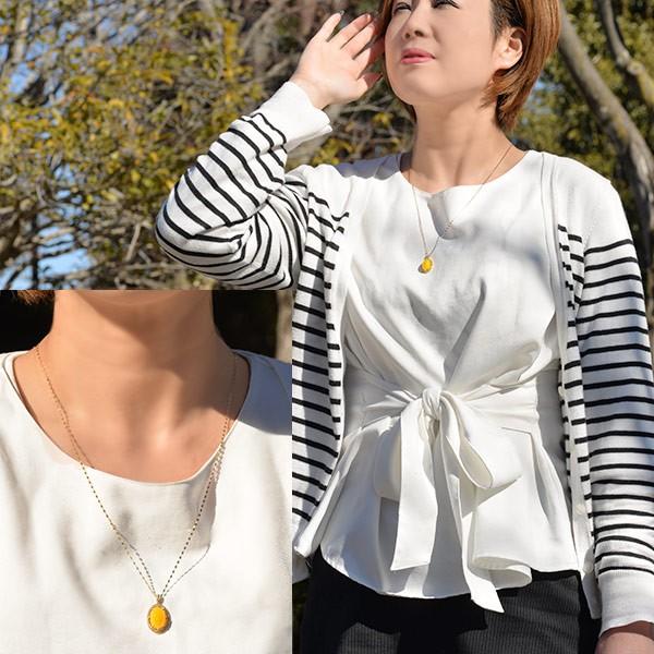 あすつく対応 K10YG ヴァレンシアカルセドニ ペンダントトップ　ネオクラシック チェーン無し |  | 05