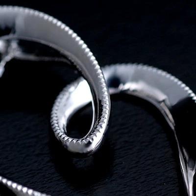 ジョセフィーヌ Josephine ローズカットダイヤモンド　ハート　ペンダントトップ PT900 K18 K10対応 誕生石 4月の画像