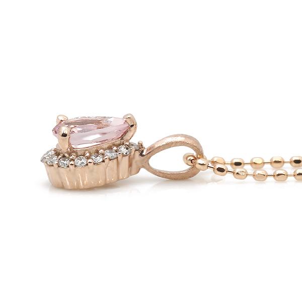 トップカラーモルガナイト ダイヤモンド ペンダントトップ ルイ PT900 K18 K10対応 |  | 03