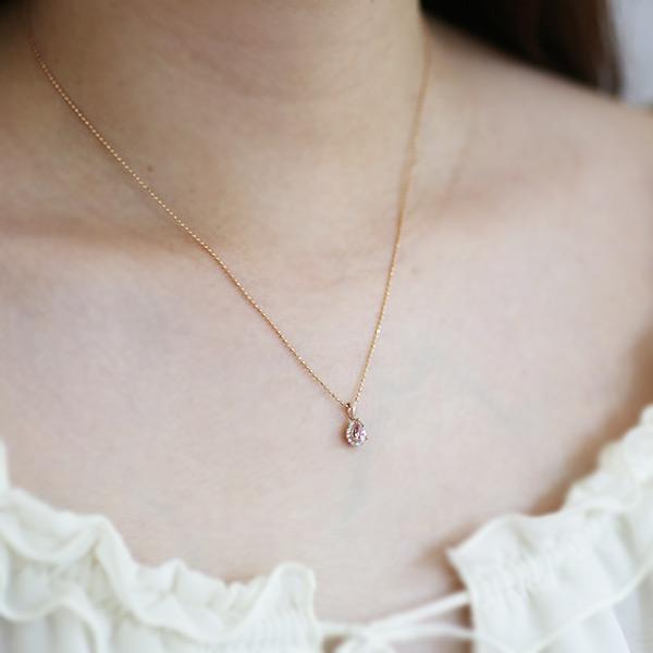 トップカラーモルガナイト ダイヤモンド ペンダントトップ ルイ PT900 K18 K10対応 |  | 05