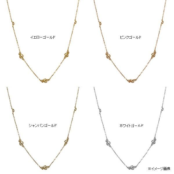 ローズカットダイヤチェーンネックレス「ボタニカル」 PT900 K18 K10対応 誕生石 4月の画像