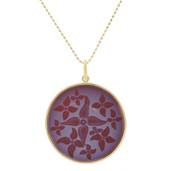 あすつく　カメオペンダントトップ「古風」K10YG　 |  | 05