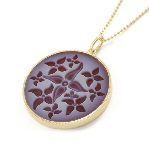 あすつく　カメオペンダントトップ「古風」K10YG　 |  | 06