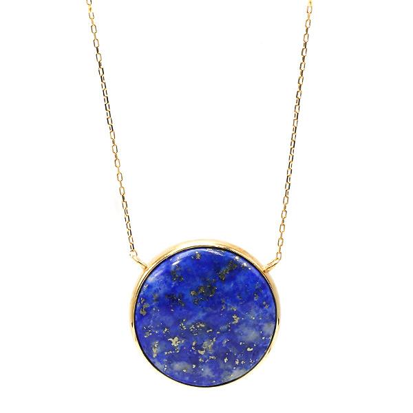 あすつく K10YG 16mm ラピスラズリ ペンダント ネックレス earth 誕生石12月 |  | 01