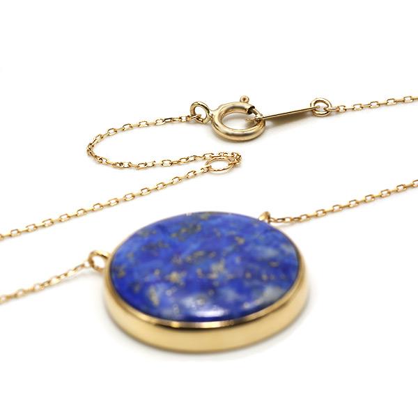 あすつく K10YG 16mm ラピスラズリ ペンダント ネックレス earth 誕生石12月 |  | 04